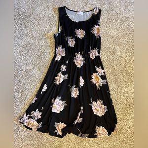 French Grey, Floral Tank Dress, size XXL.